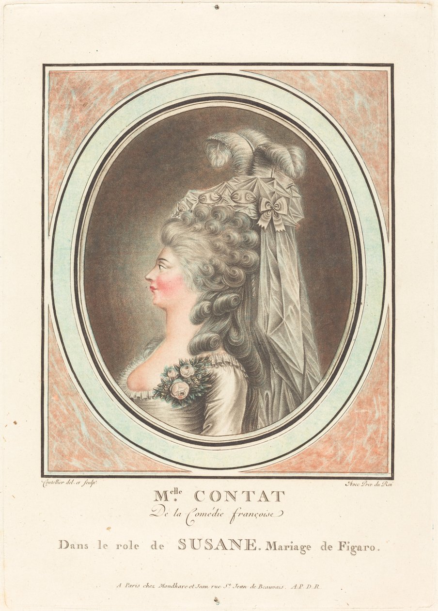 Juffrouw Contat door J. Coutellier