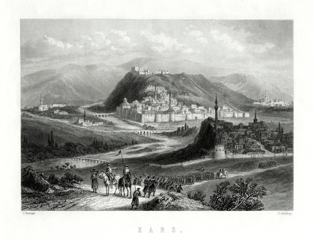 Kars, Turkije, 19e eeuw door J. Godfrey