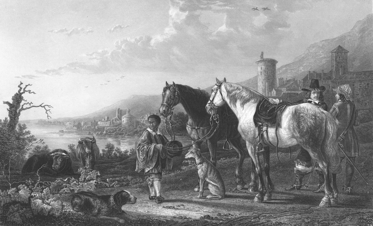 De Slaven-Pagina, ca. 1854 door J. Godfrey