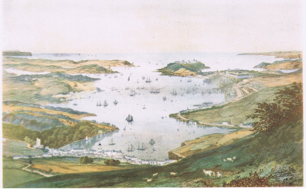 Haven van Falmouth door J. Lynn