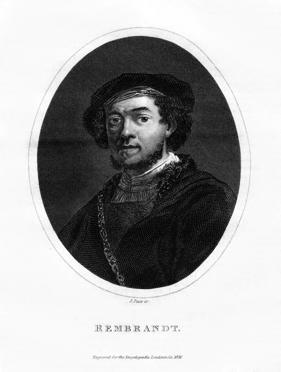 Rembrandt, Nederlandse schilder door J. Pass