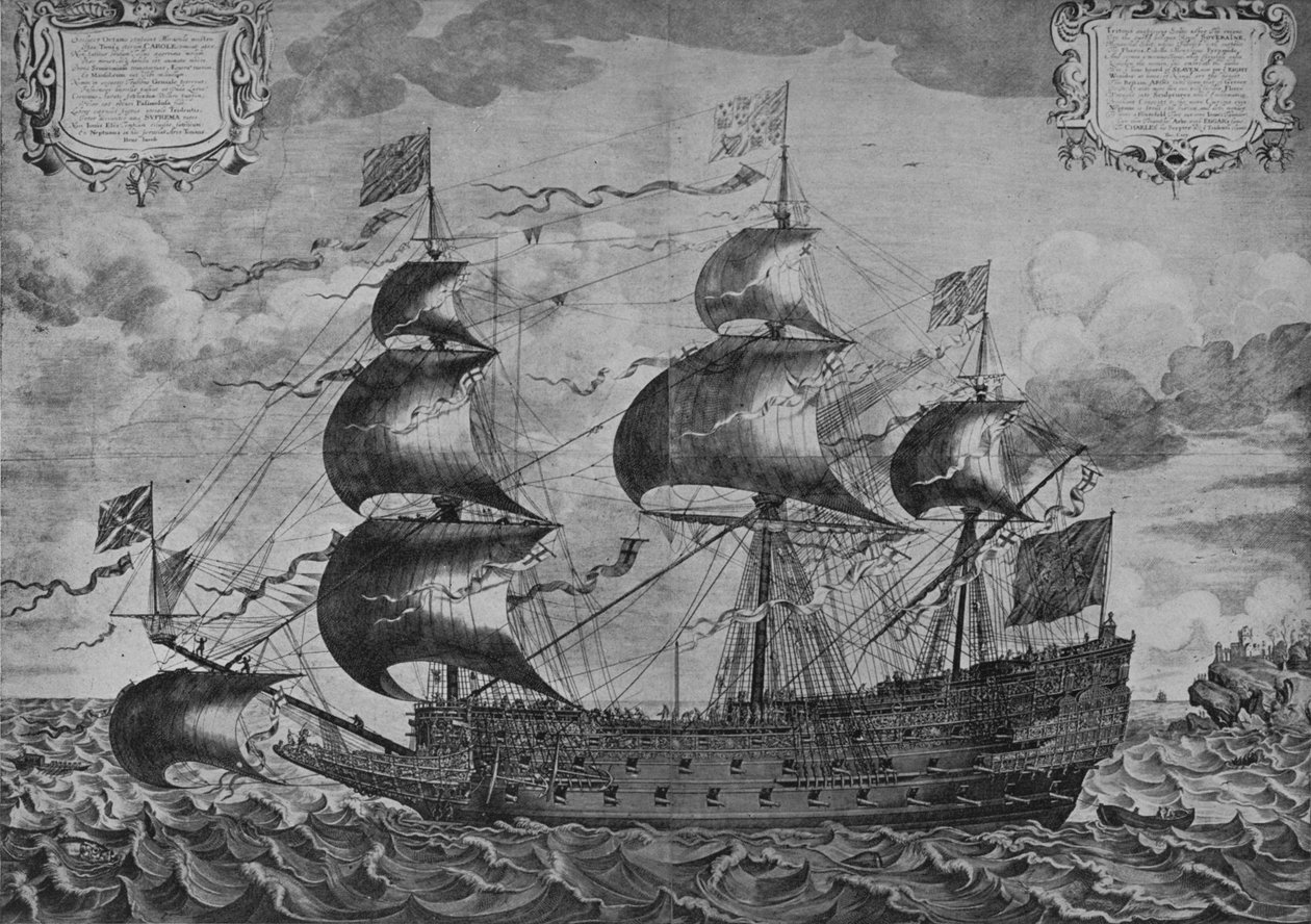 De Soeverein van de Zeeën, ca. 1637 door J. Payne