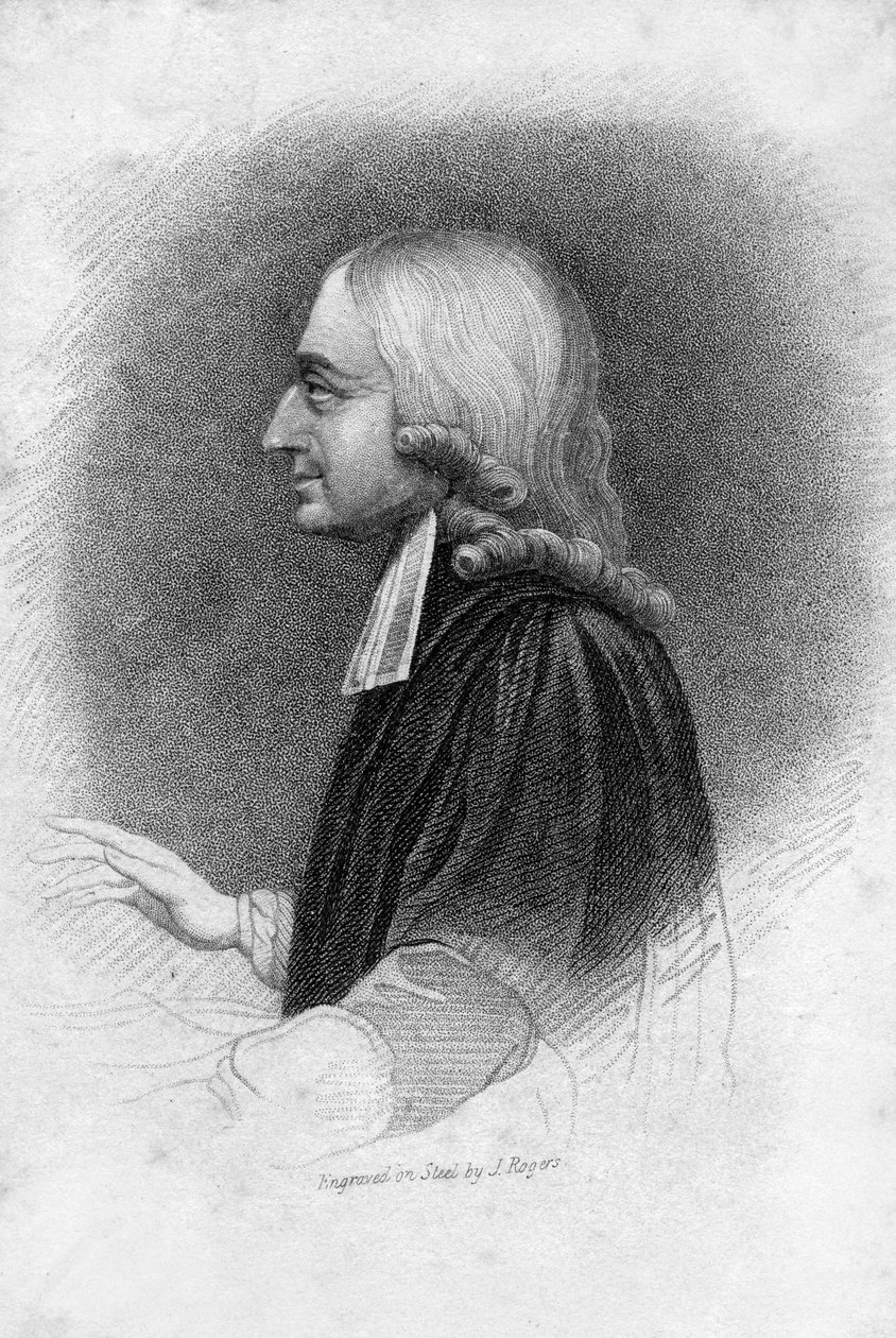 John Wesley, Methodistenleider, 19e eeuw door J. Rogers