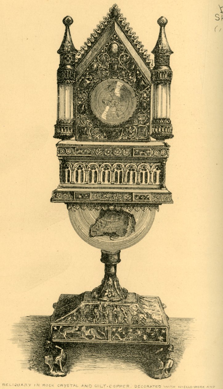 Reliekschrijn, begin 13e eeuw, 1881 door J. S. Goepel