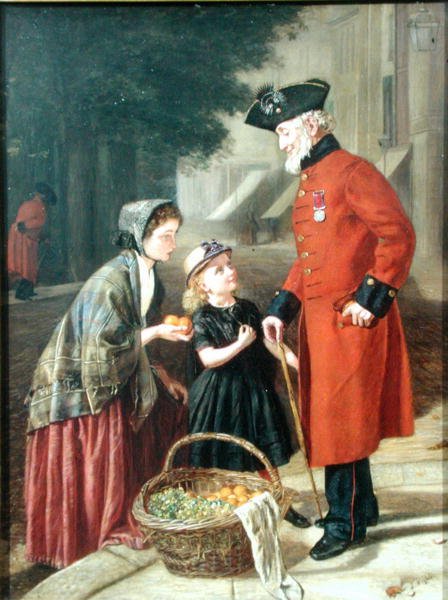 De Chelsea-pensionaris door J. Wighton