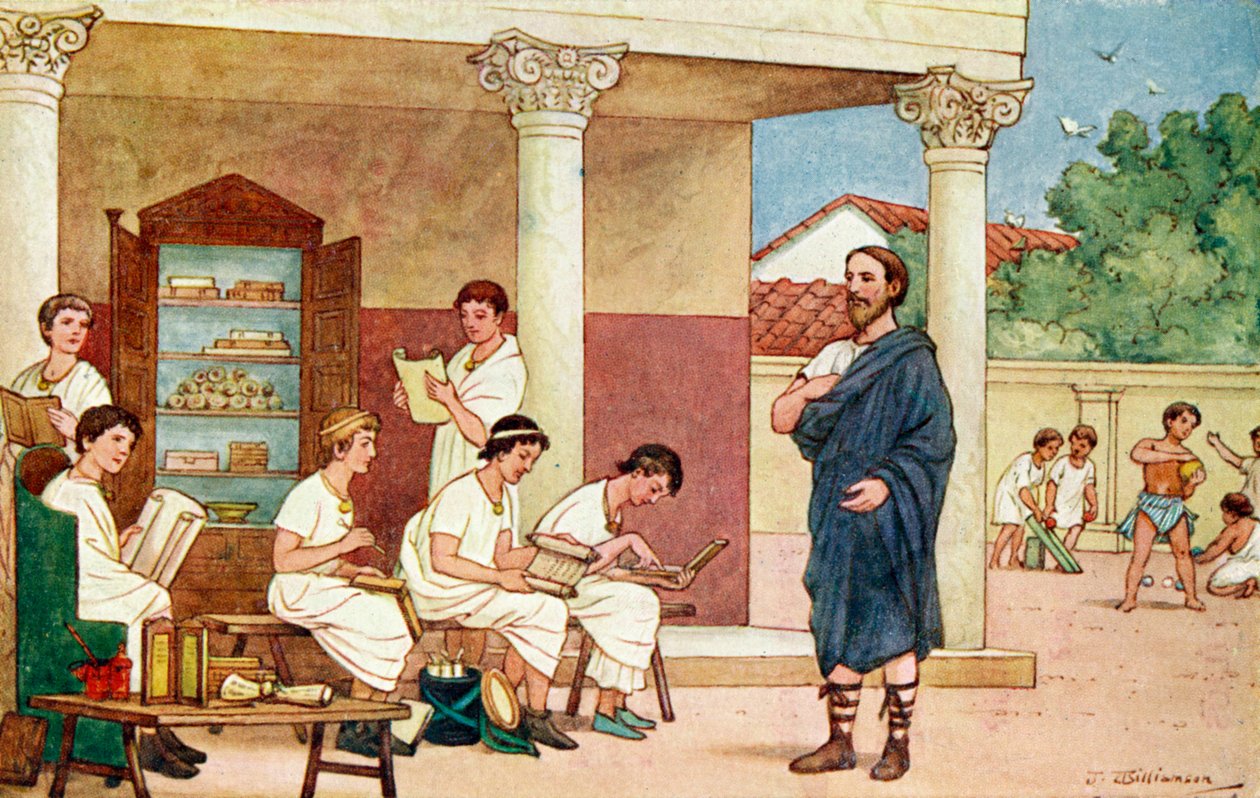 Het Romeinse Rijk - een school door J. Williamson