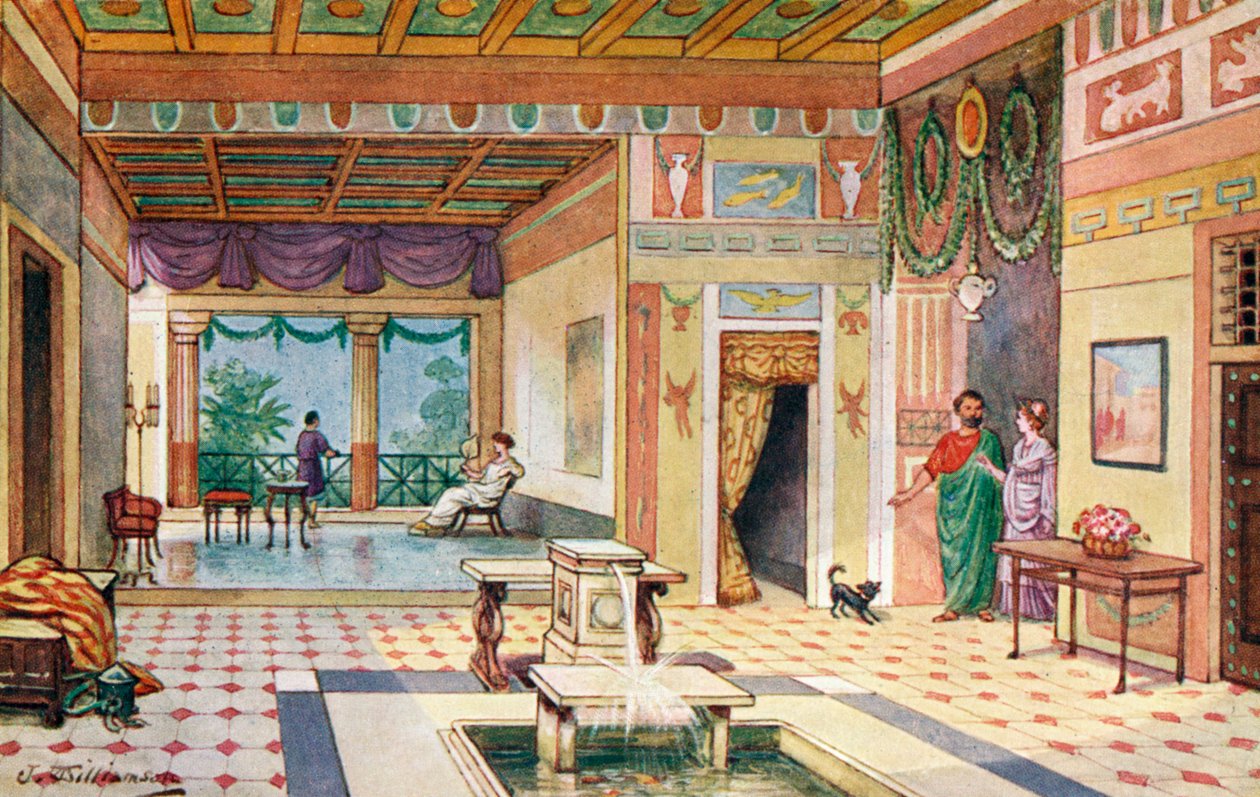 Het Romeinse Rijk: Romeins huis door J. Williamson