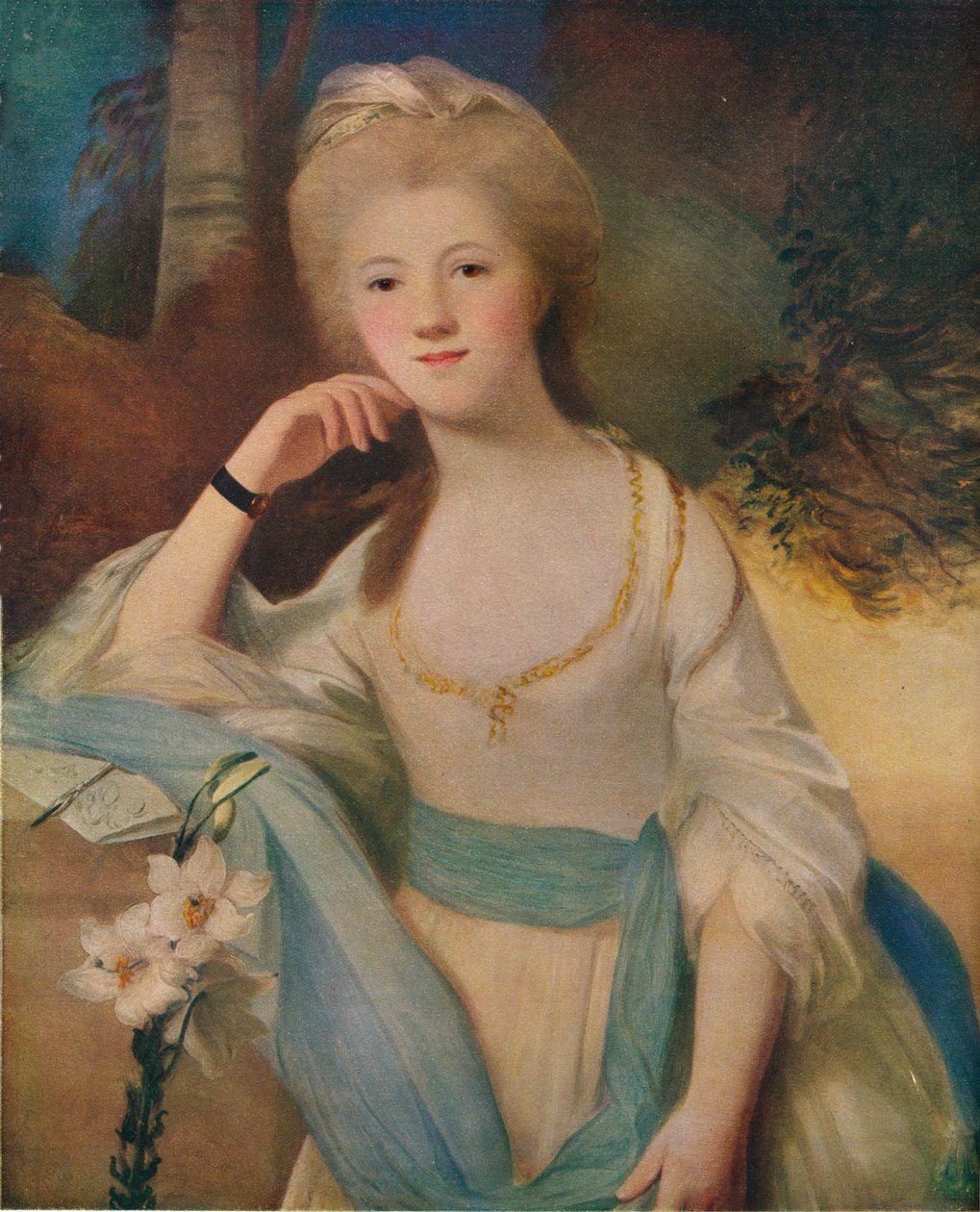 Mary Hatfield, ca. 1828 door J Wright