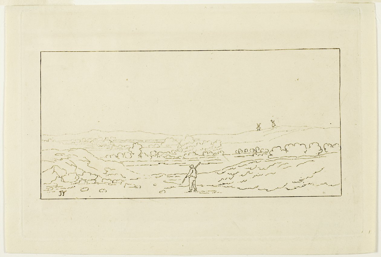 Landschap door J. Young