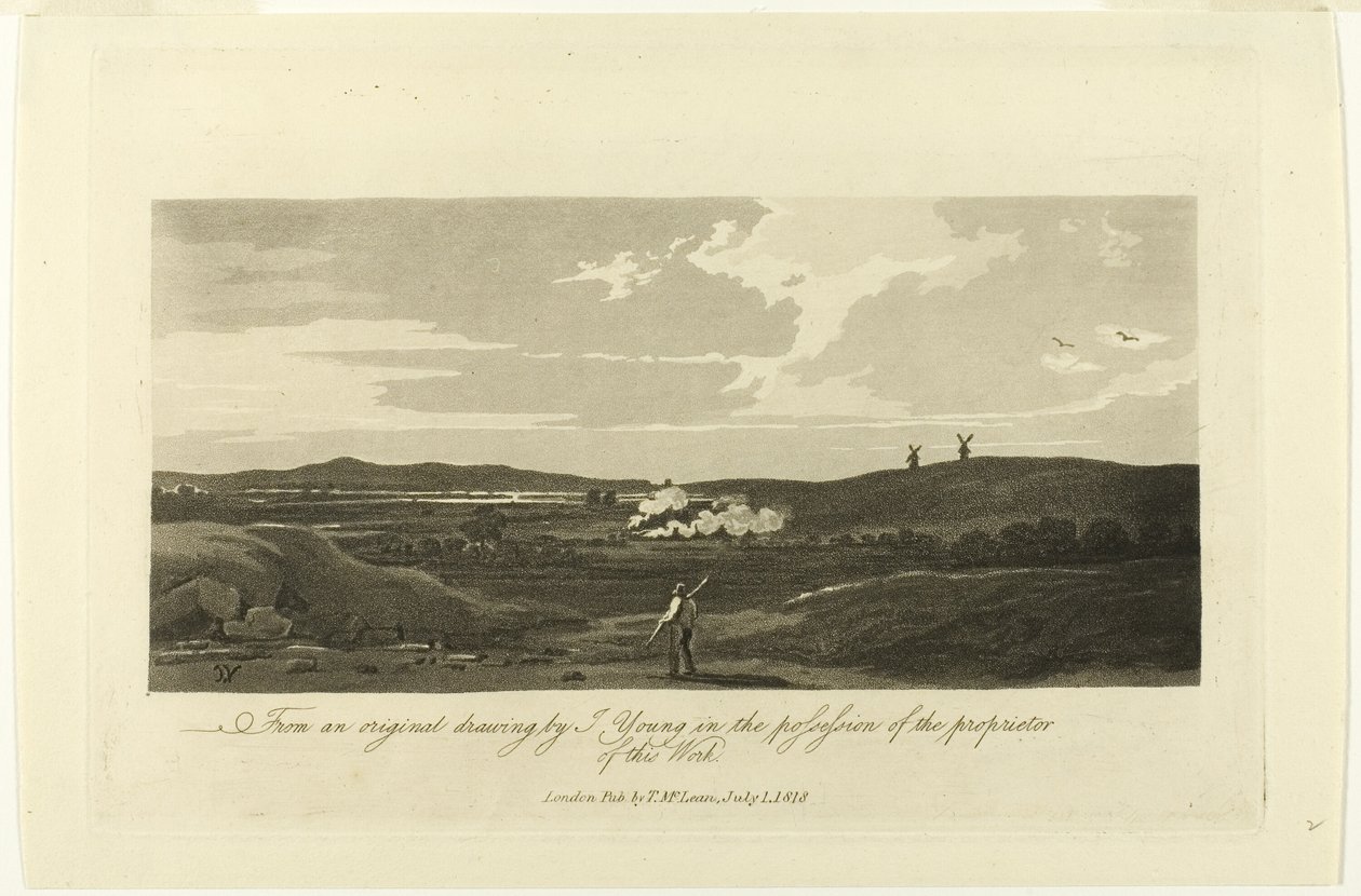 Landschap door J. Young
