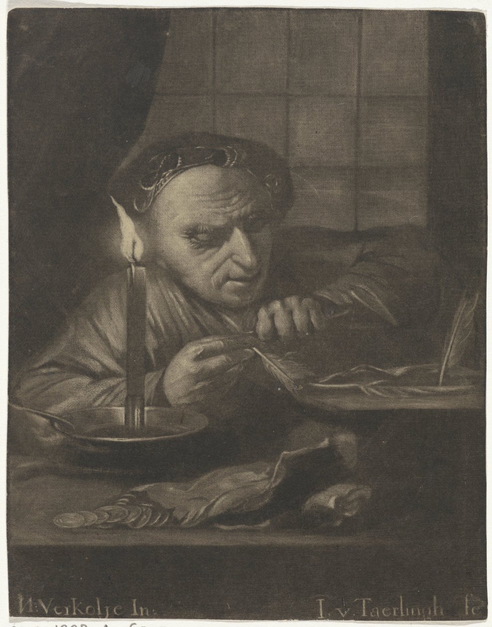 Pennensnijder door J. van Taerlingh