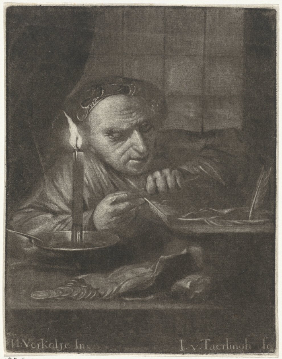 Pennensnijder door J. van Taerlingh