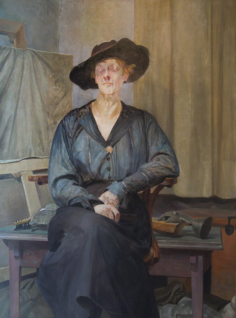 De vrouw van de kunstenaar door Jacek Malczewski