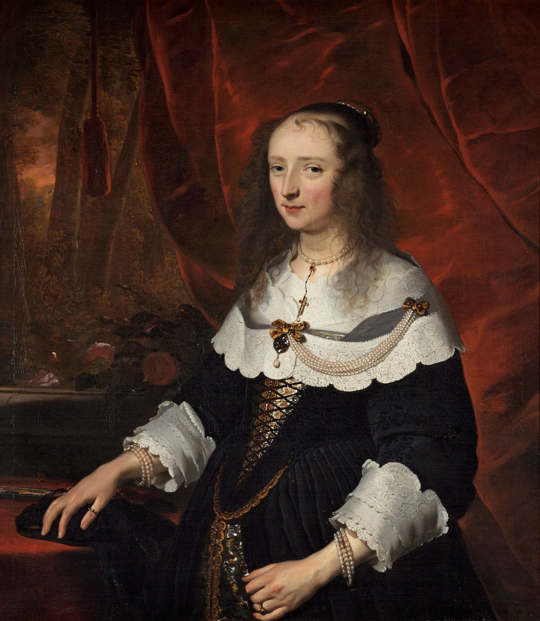 Onbekende dame, ca. 1645 door Jacob Adriensz Backer
