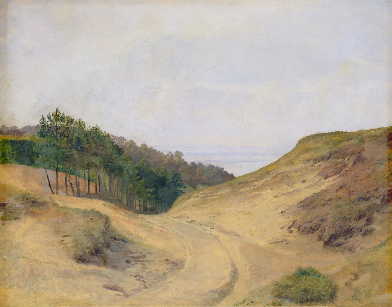 De Smalle Doorgang bij Blankenese, 1840 door Jacob Gensler