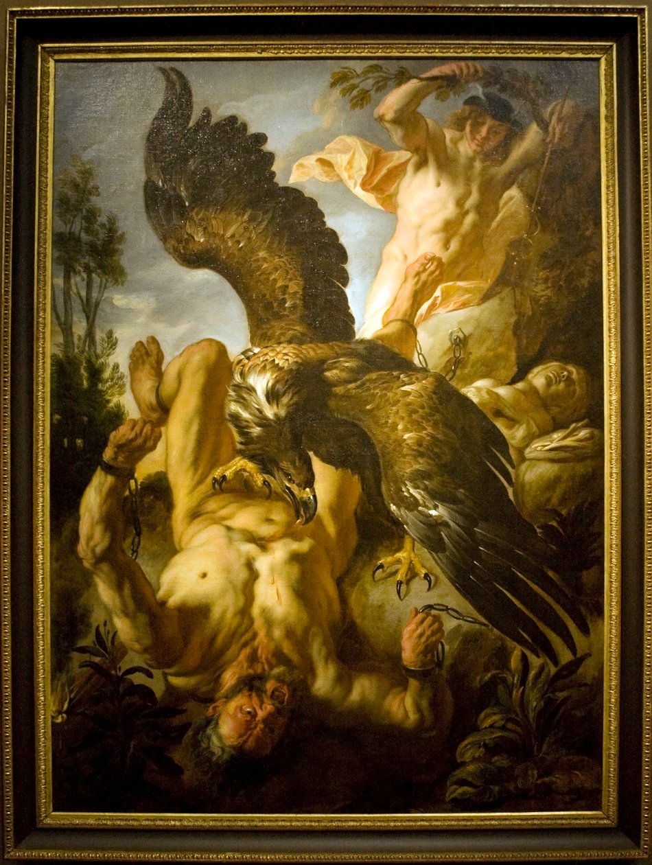 De geketende Prometheus door Jacob Jordaens
