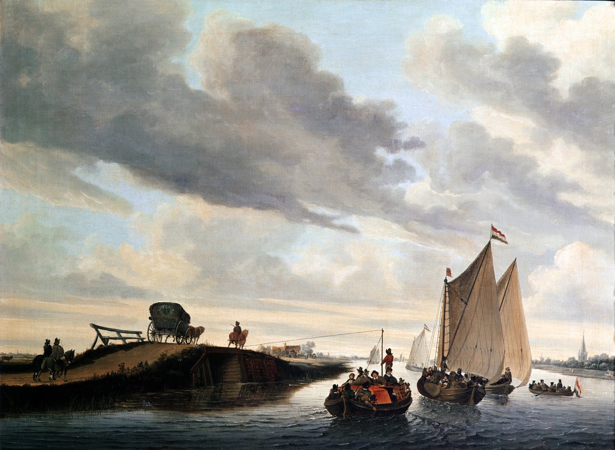 De Waterkoets door Jacob van Ruisdael