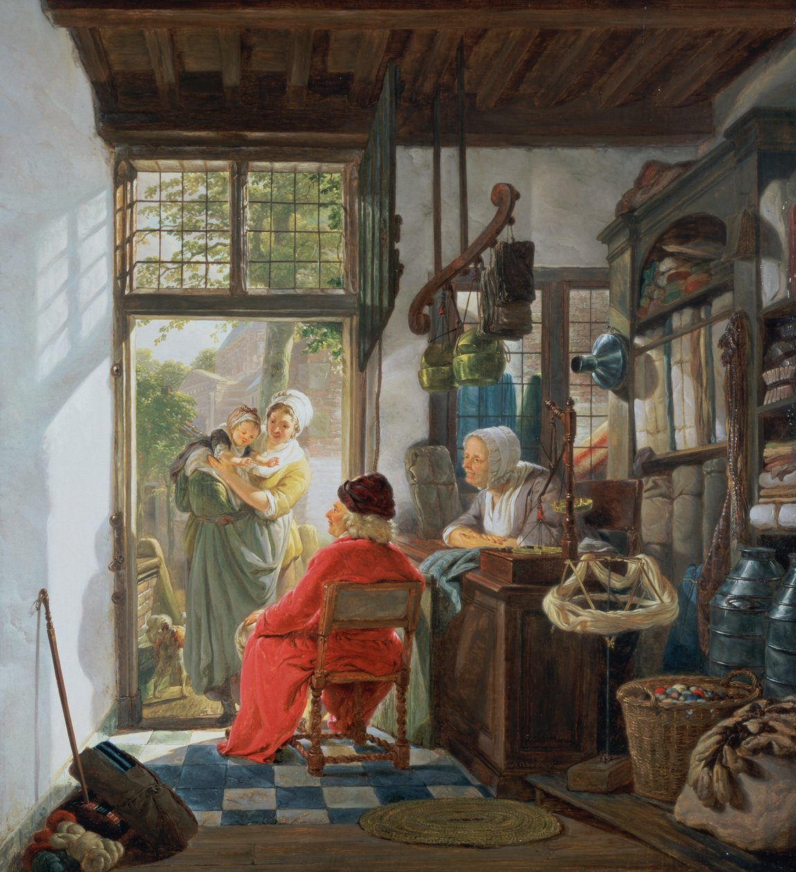 De Stoffenwinkel door Jacob Van Stry