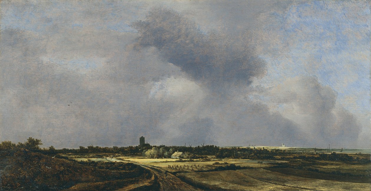 Uitzicht op Naarden door Jacob van Ruisdael