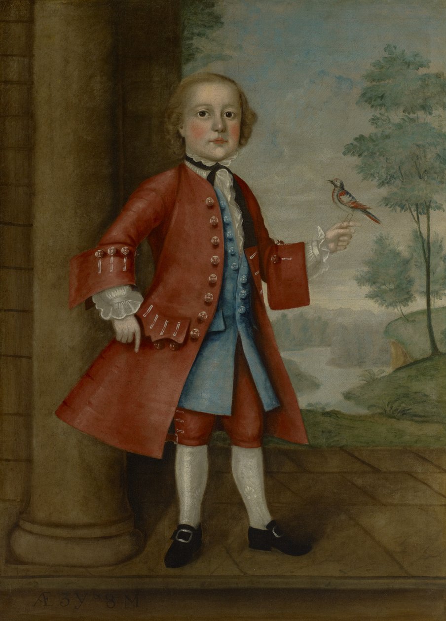 Portret van John Gerry, 1745 door Jacob Badger