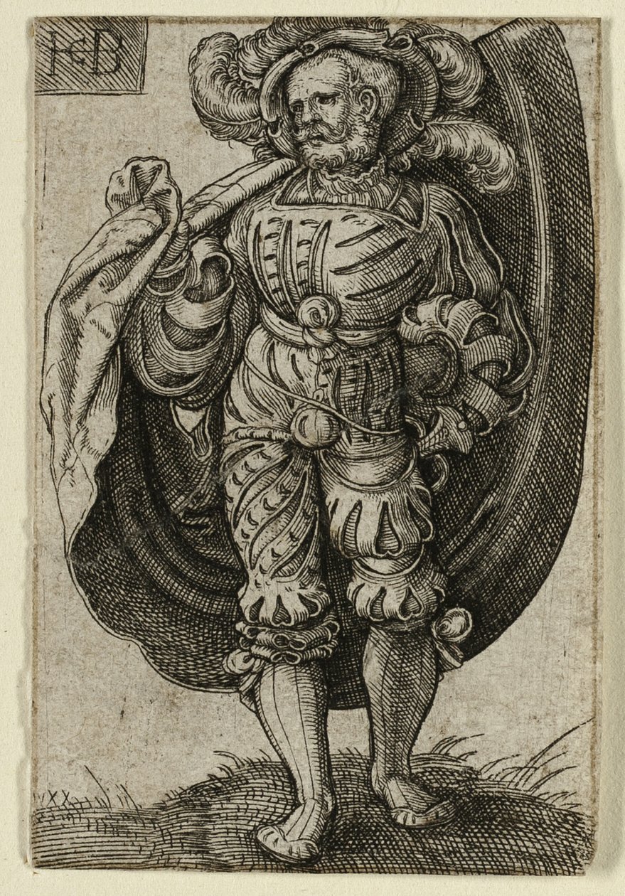 De vaandeldrager door Jacob Binck
