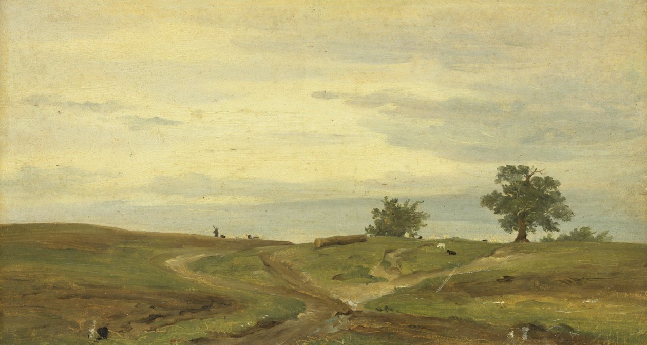 Opper-Beiers Landschap door Jacob C. Eduard Averberg