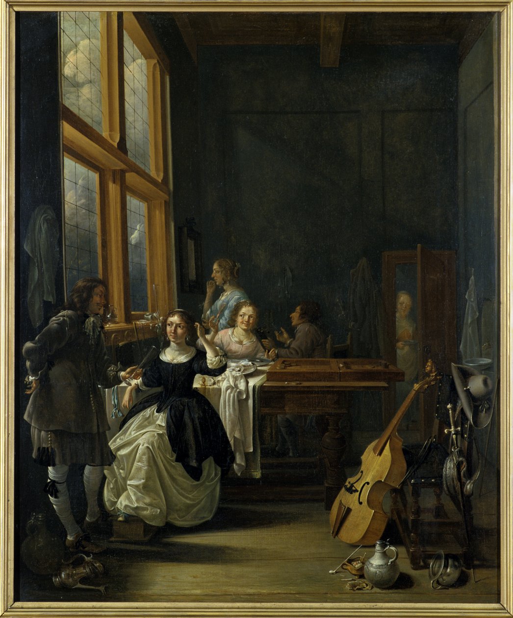 Na het Ontbijt, 1601-50 door Jacob Duck
