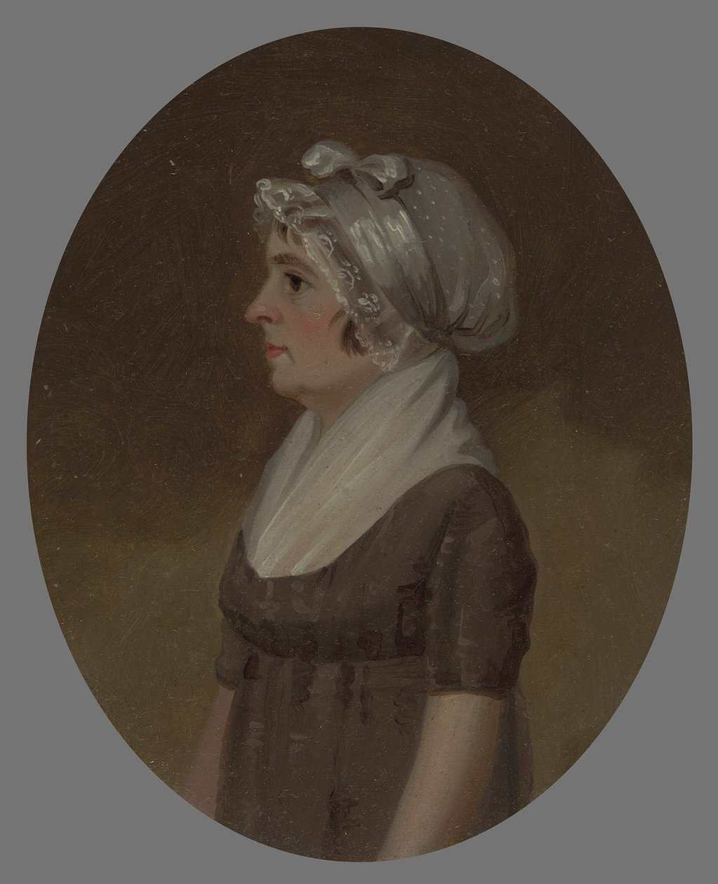 Mevrouw Benjamin Schaum Anna Maria Heckensweiler, 1808-10 door Jacob Eichholtz