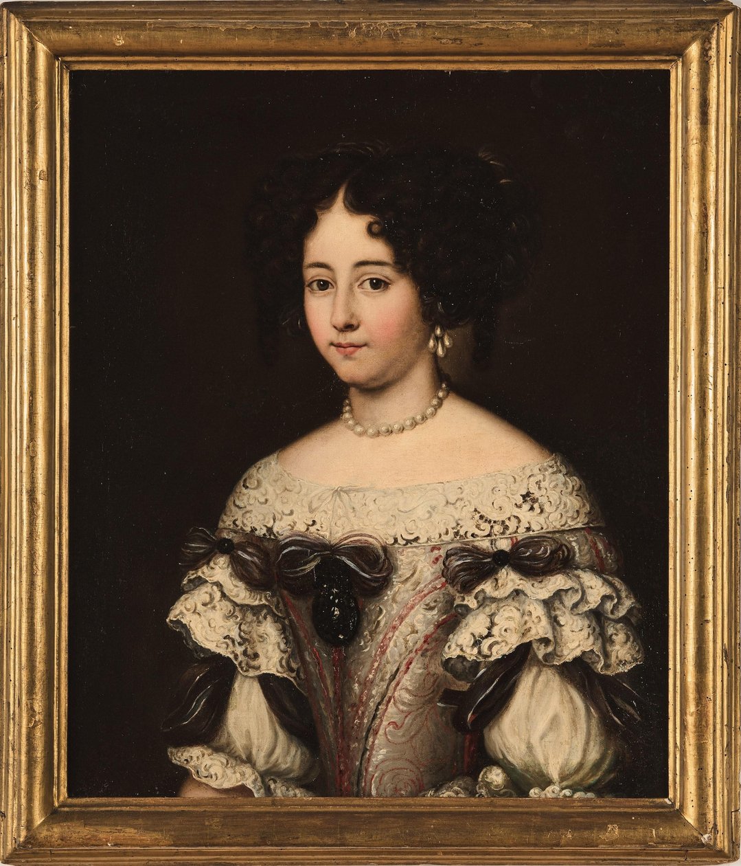 Italiaans: Portret van een dame door Jacob Ferdinand Voet