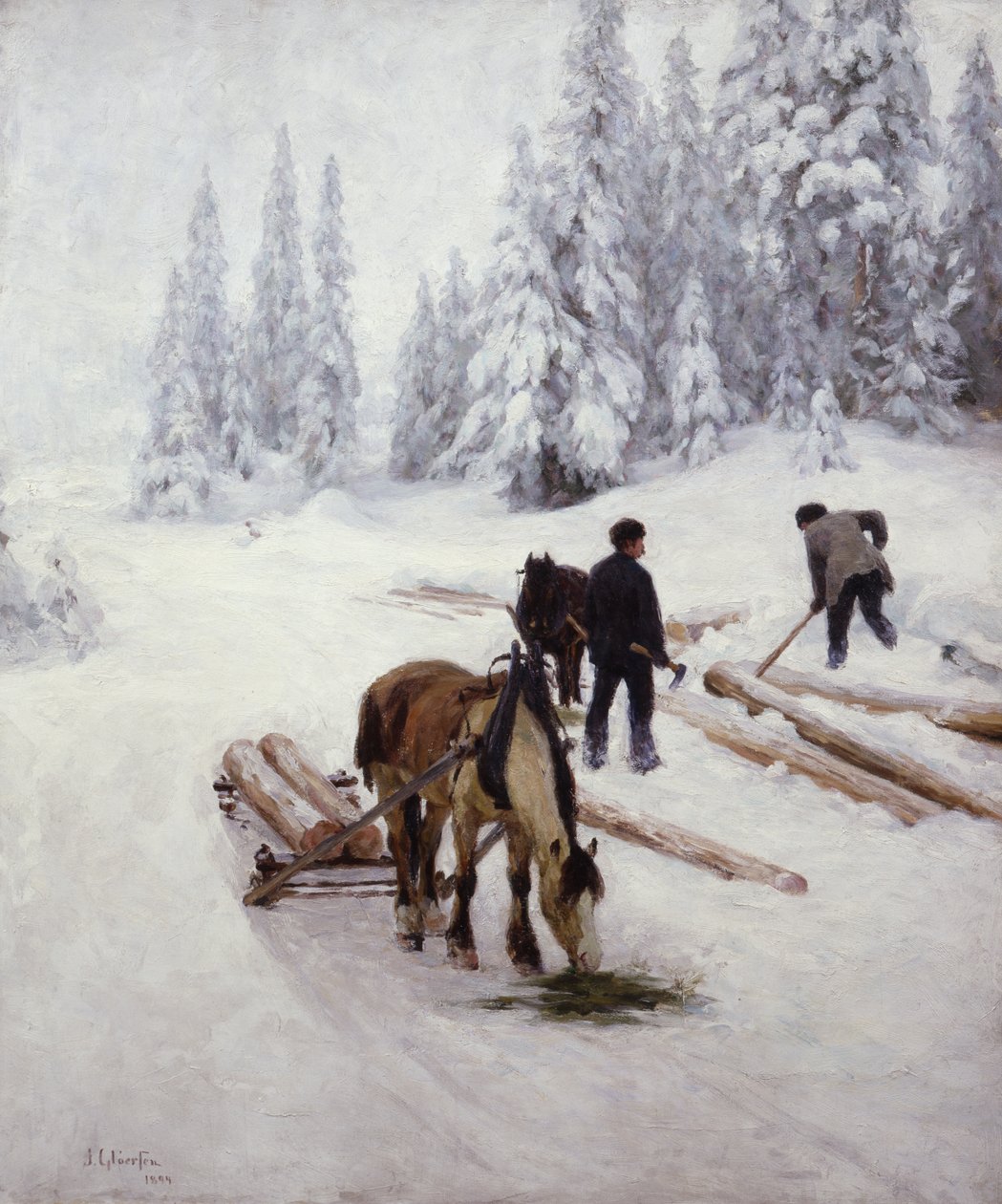 Hout verplaatsen door Jacob Gloersen