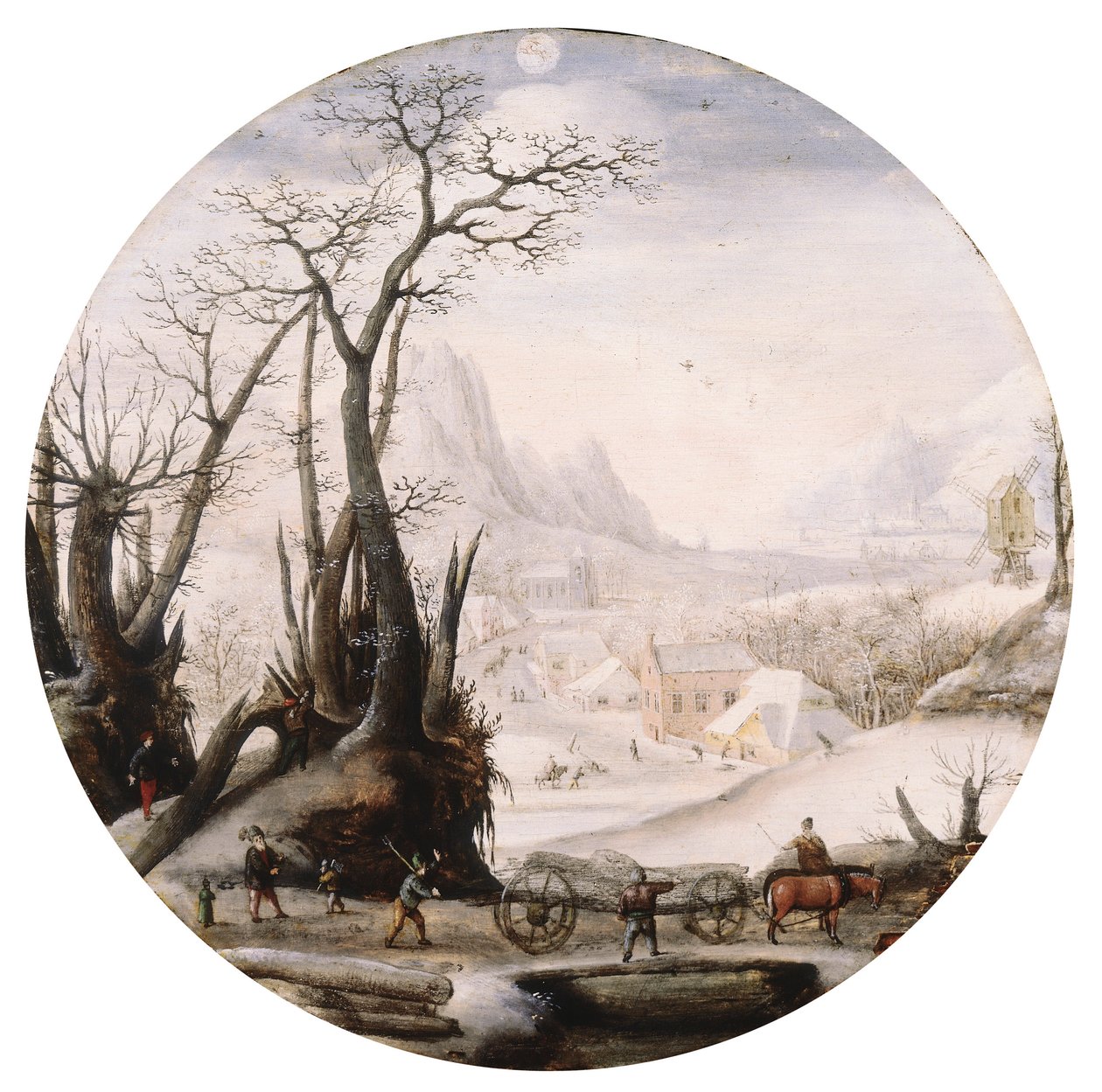 De Maand December door Jacob Grimmer