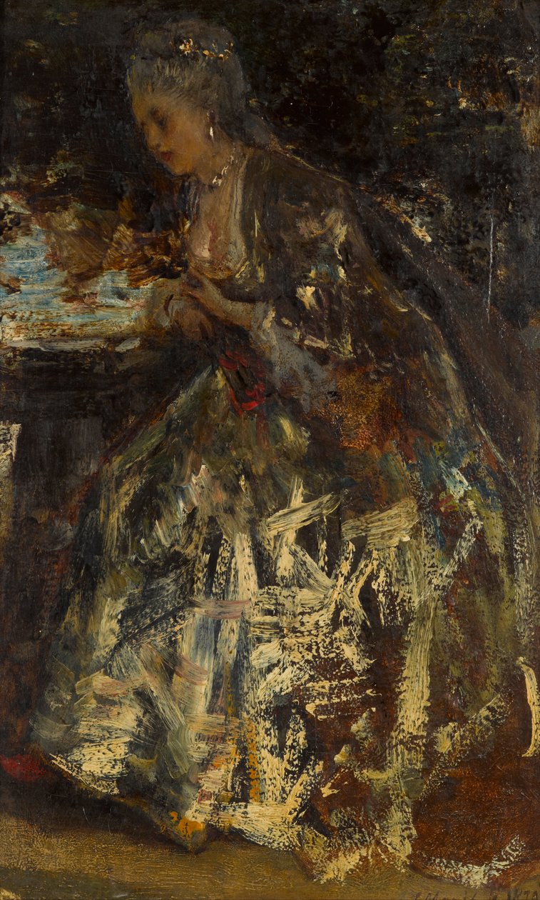 De kleine markiezin door Jacob Henricus or Hendricus Maris