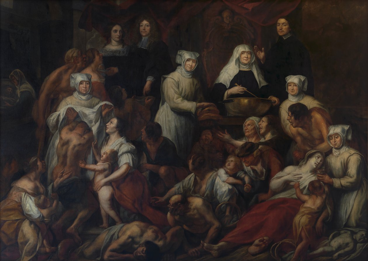 Antwerpse ziekenhuisnonnen door Jacob Jordaens