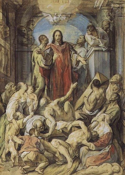 Christus de Wonderdoener door Jacob Jordaens