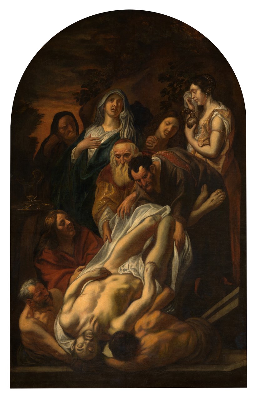 Graflegging van Christus door Jacob Jordaens