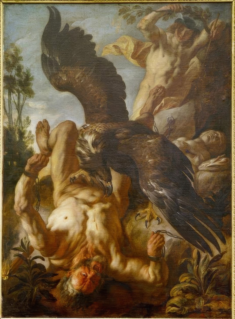 De geketende Prometheus door Jacob Jordaens