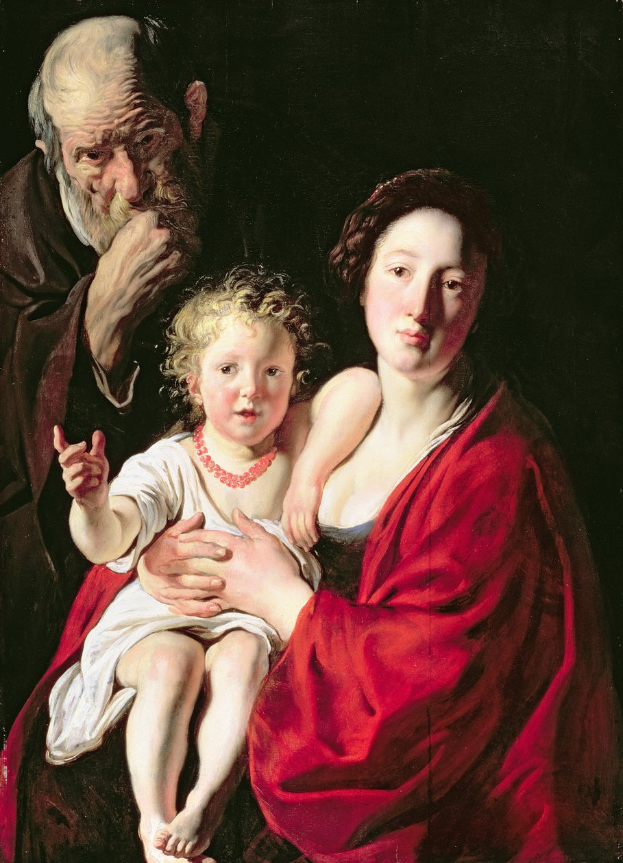 Heilige Familie door Jacob Jordaens
