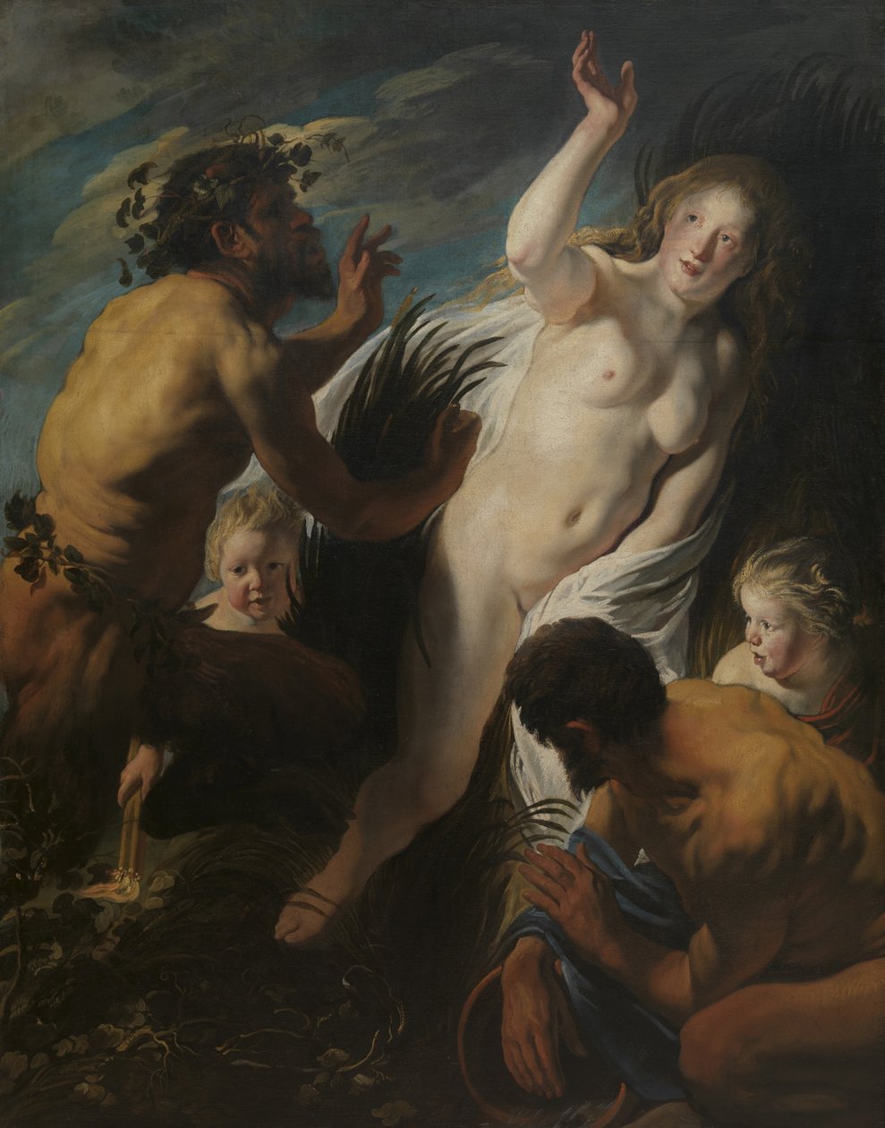 Pan en Syrinx door Jacob Jordaens