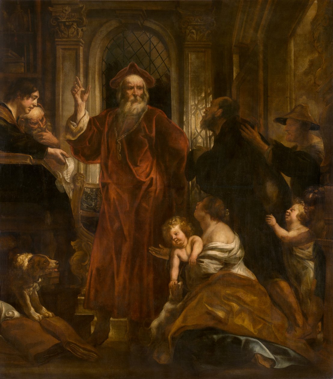 Sint Ivo van Bretagne door Jacob Jordaens