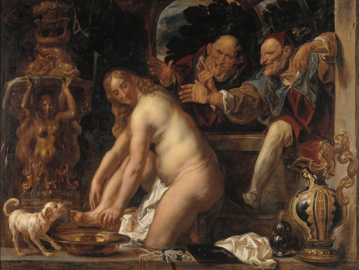 Susanna en de ouderlingen door Jacob Jordaens