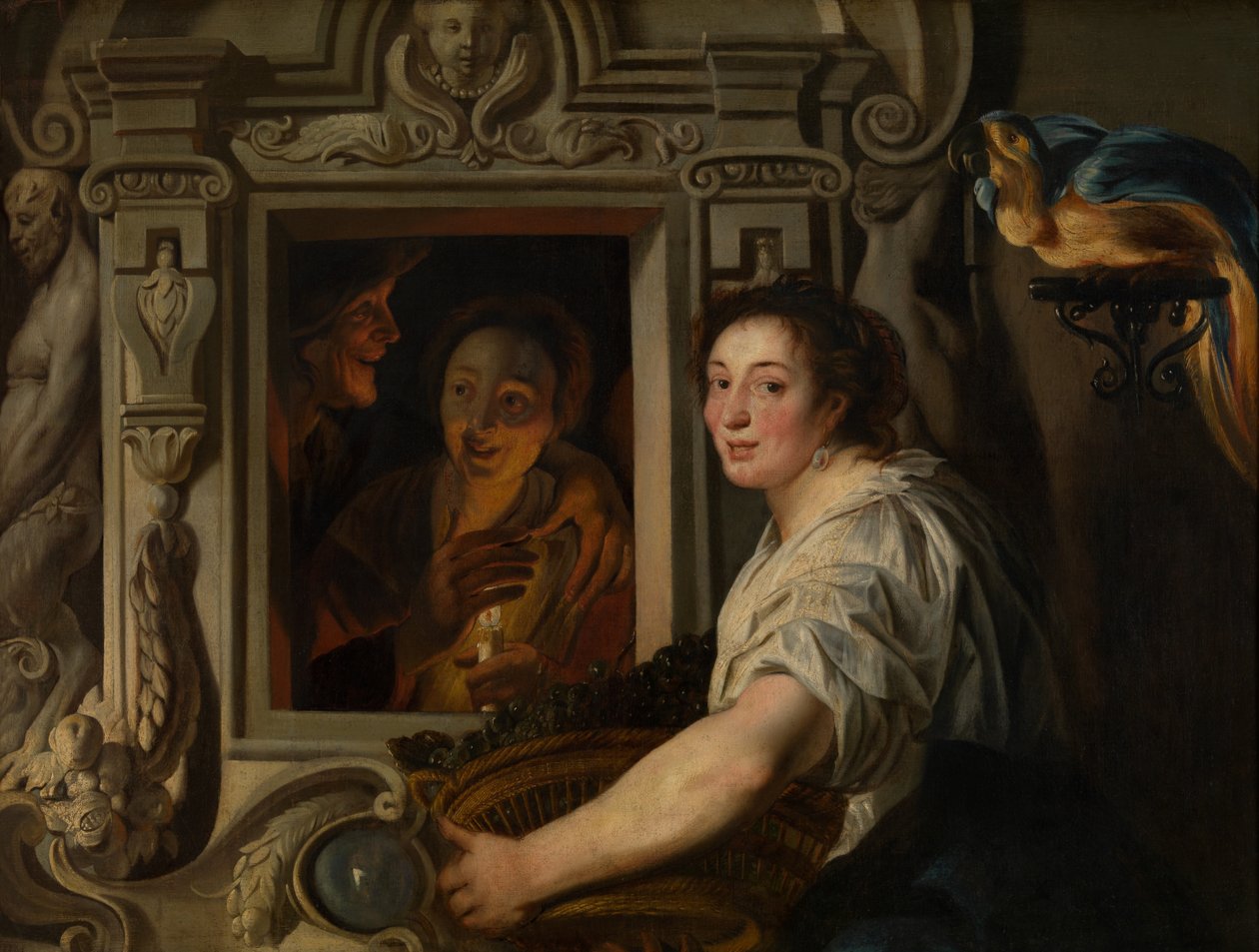 De Fruithandelaar door Jacob Jordaens