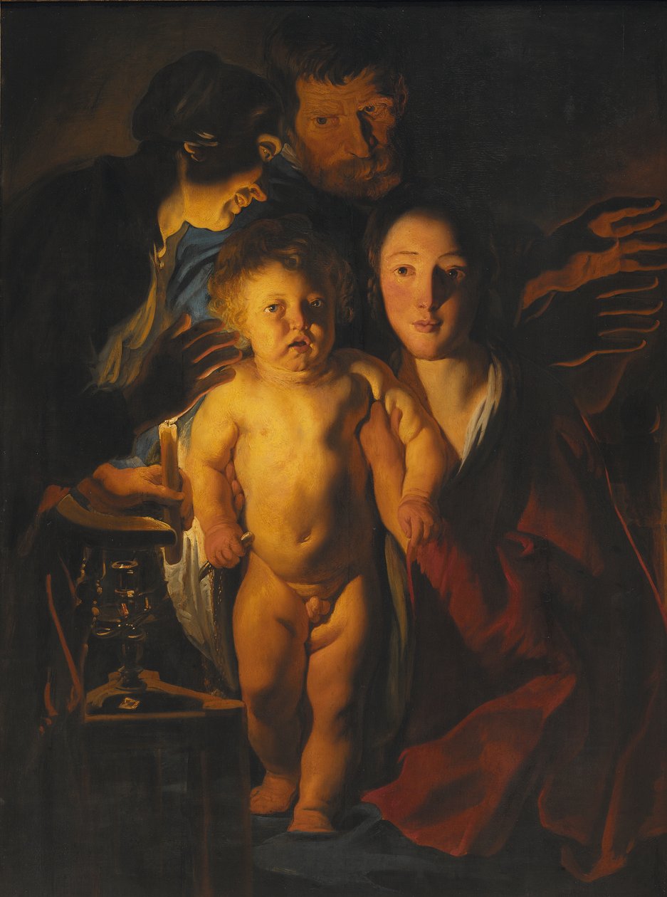 De Heilige Familie, c.1621-2 door Jacob Jordaens