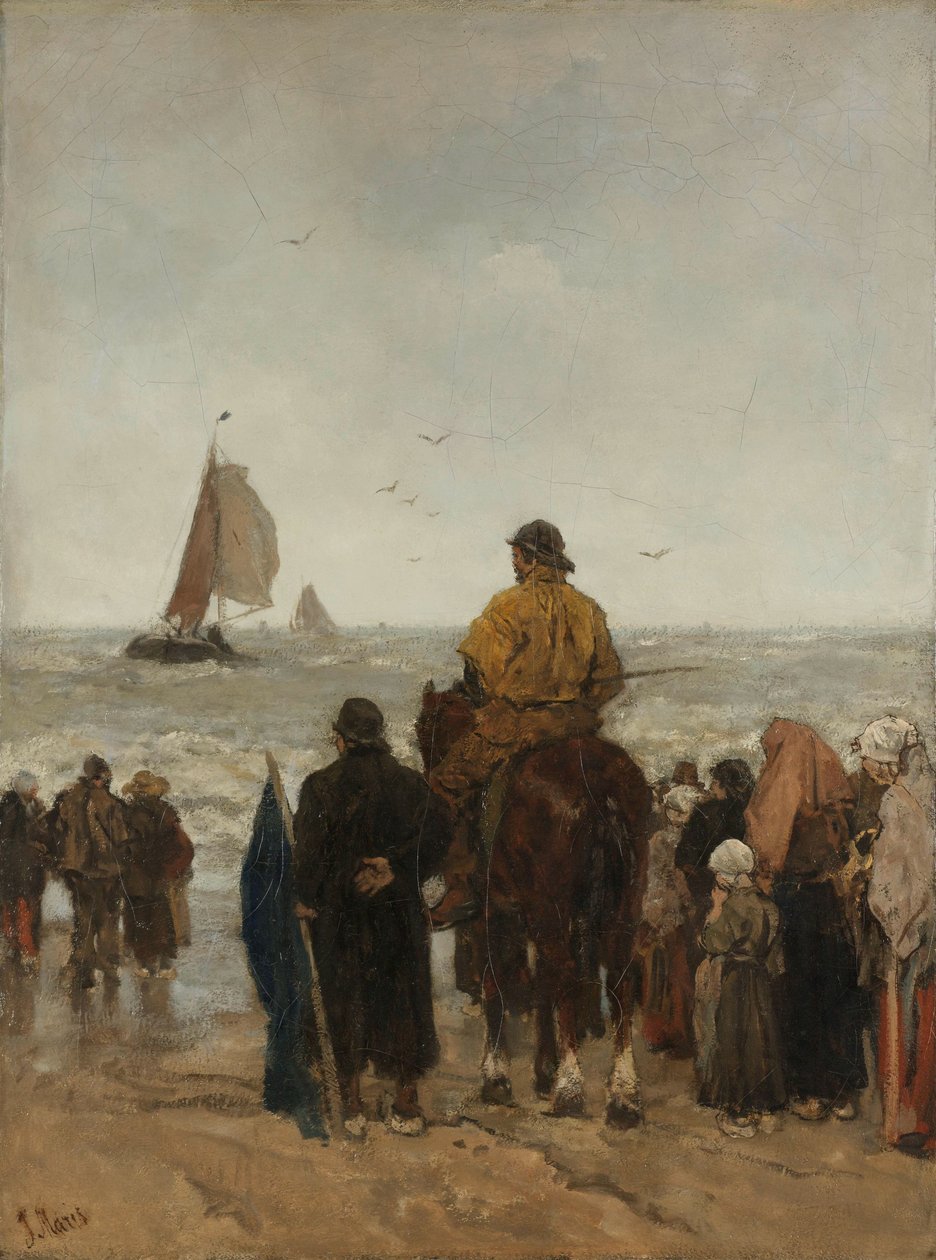 Aankomst der boten door Jacob Maris