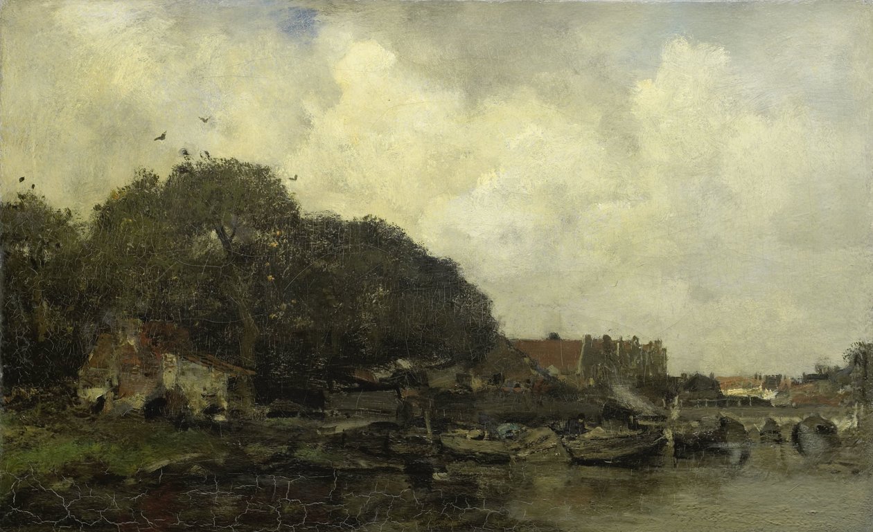 Havengezicht door Jacob Maris