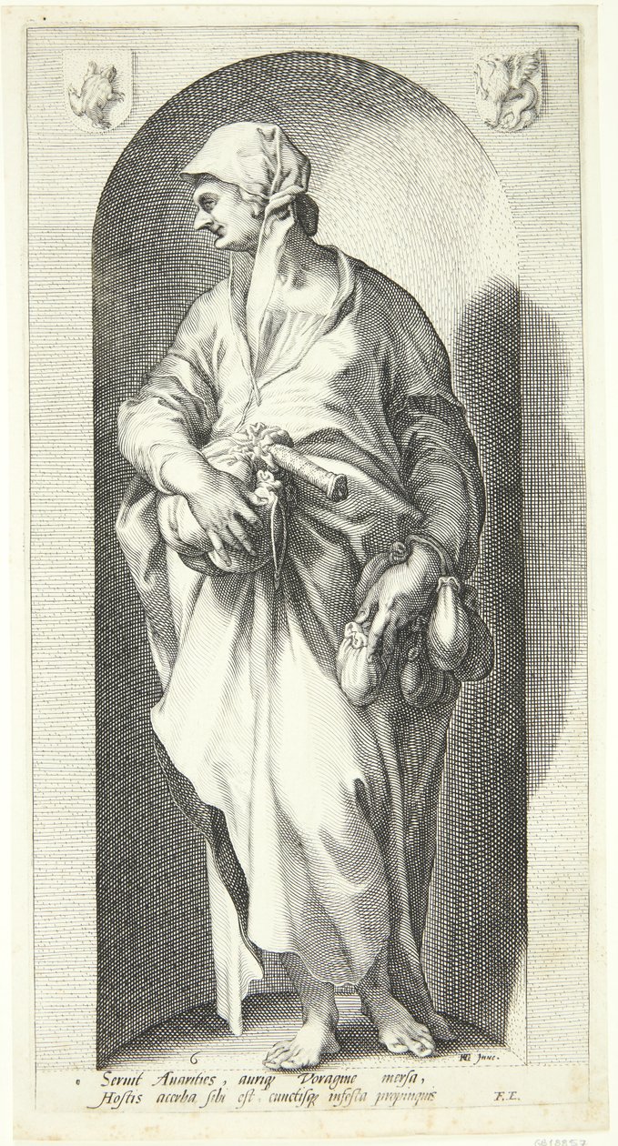 Hebzucht door Jacob Matham