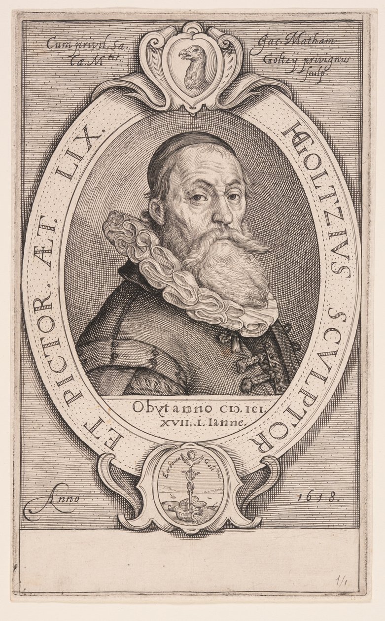 Hendrick Goltzius door Jacob Matham
