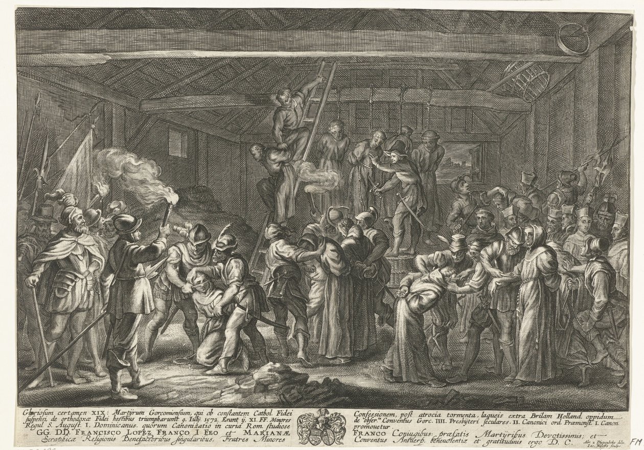 Martelaren van Gorkum, 1572 door Jacob Neefs