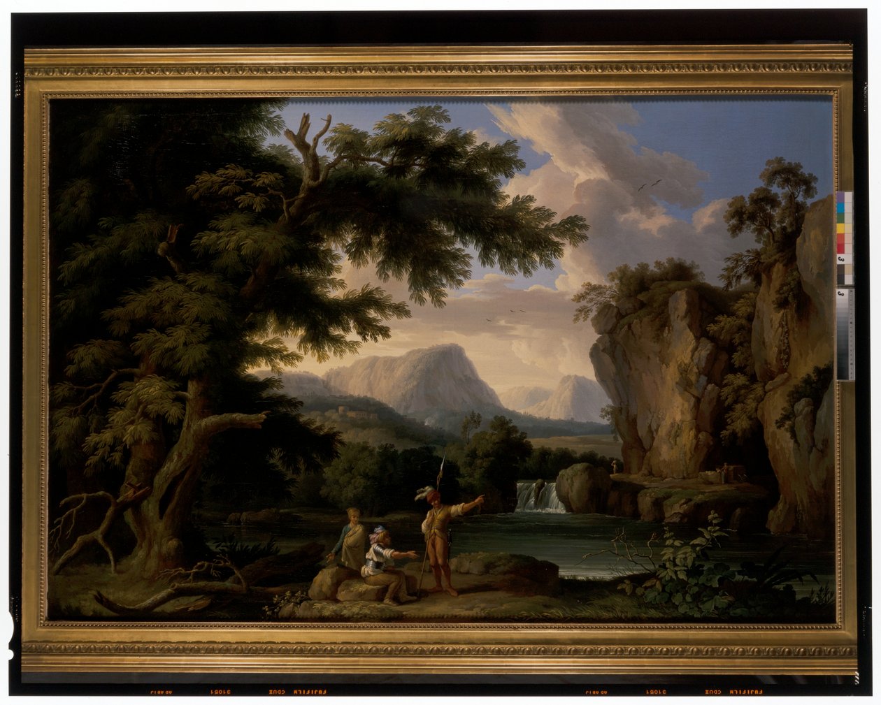 Een paar landschappen door Jacob Philippe Hackert