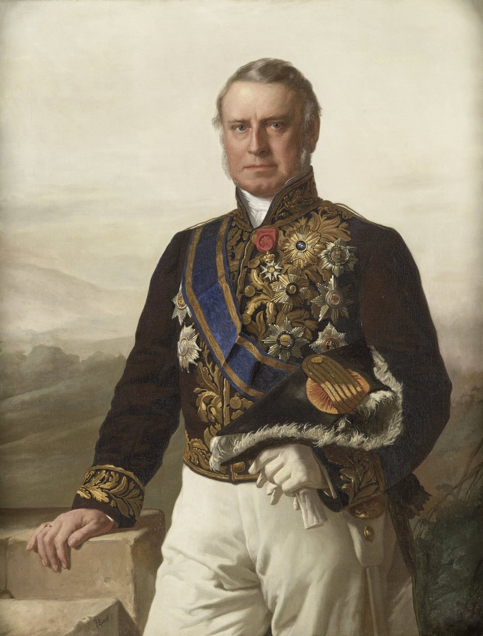 Charles Ferdinand Pahud (1803-73). Gouverneur-generaal (1855-61) door Jacob Spoel