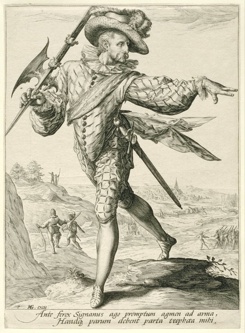 Sergeant door Jacob de Gheyn (II)